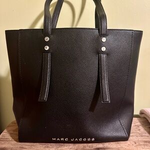 Marc Jacobs Black Pebbled Leather Tote
